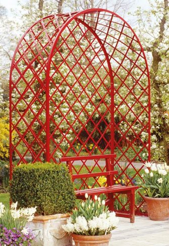 Villandry Rose Metal Arbour - Image 2