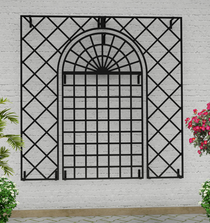 Exclusive Metal Wall Trellis. Treillages Design. From the manufacturer.