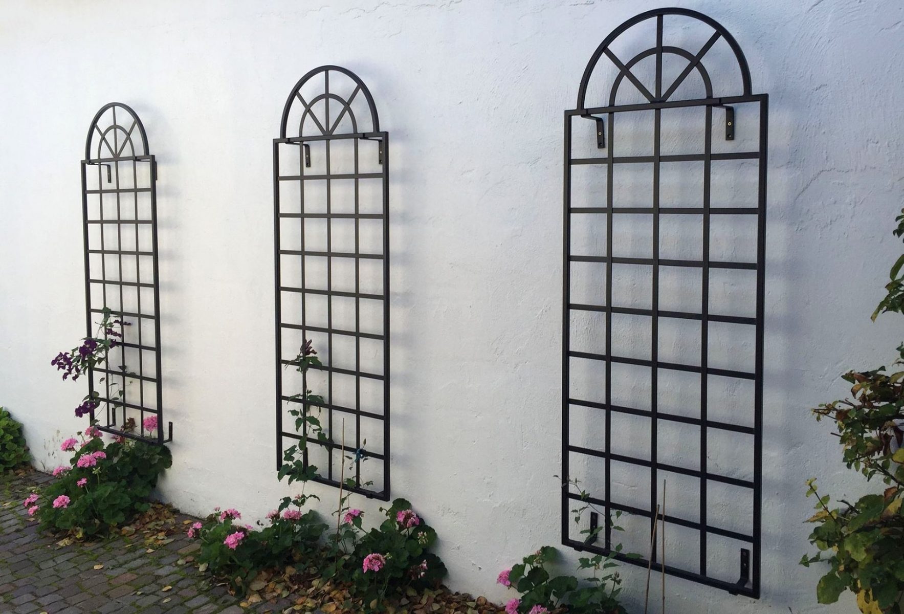 Orangery Trellis Iron Wall Trellis to order at Classic Garden Elements UK