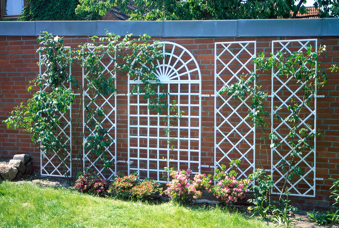classic trellis white