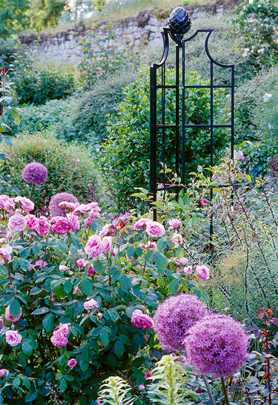 rose obelisk 2 at mainau island