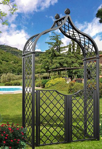 Metal Rose Arches Garden And Half Round With Gates Metal Rose Arches Garden And, Metal Garden Arches Ireland