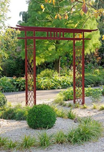 The stylish Torii Japanese Gate in red