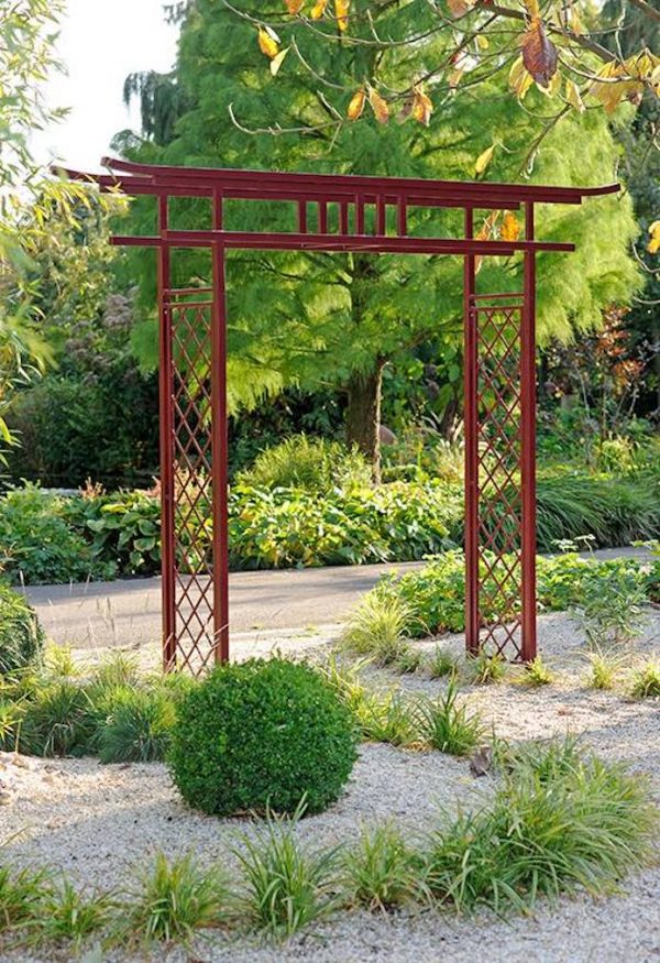 The stylish Torii Japanese Gate in red