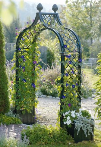 Freestanding Metal Rose Arches With, How Do You Secure A Metal Garden Arch In The Ground