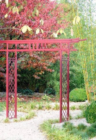 Torii Japanese Gate For And Asian Gardens Galvanised Steel - Japanese Garden Entry Gates
