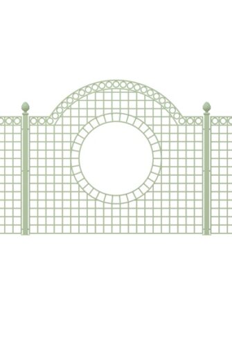 Trianon Rose Treillage in RAL 6021