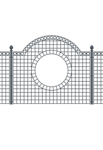 Trianon Rose Treillage in RAL 7016