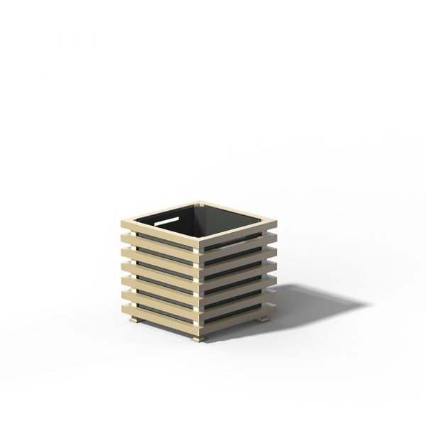 The Small Ibiza Planter by Classic Garden Elements, Sterling silver