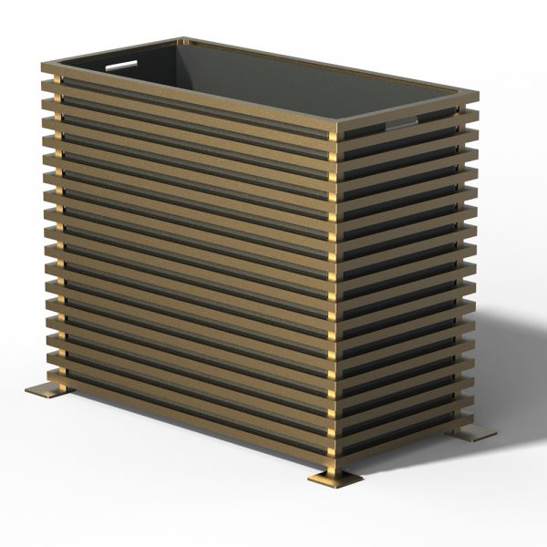 The Ibiza Room Divider Planter by Classic Garden Elements, Kendon gold