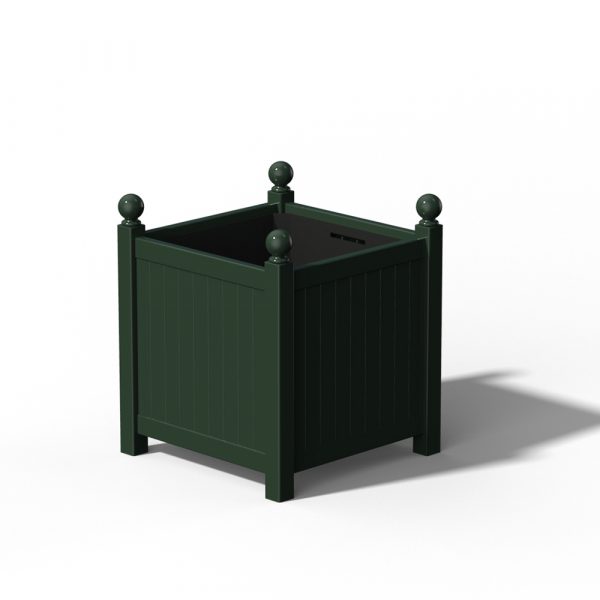 The Large Planter Versailles by Classic Garden Elements, RAL 6012 Black green