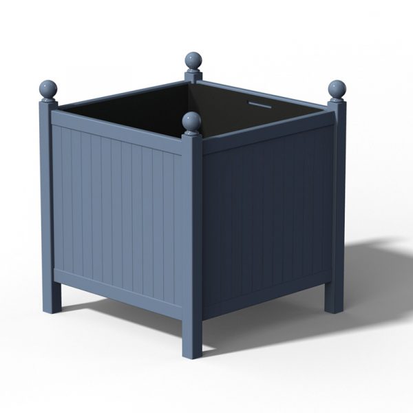 The Large Versailles Planter Park by Classic Garden Elements, RAL 5014 Pigeon blue