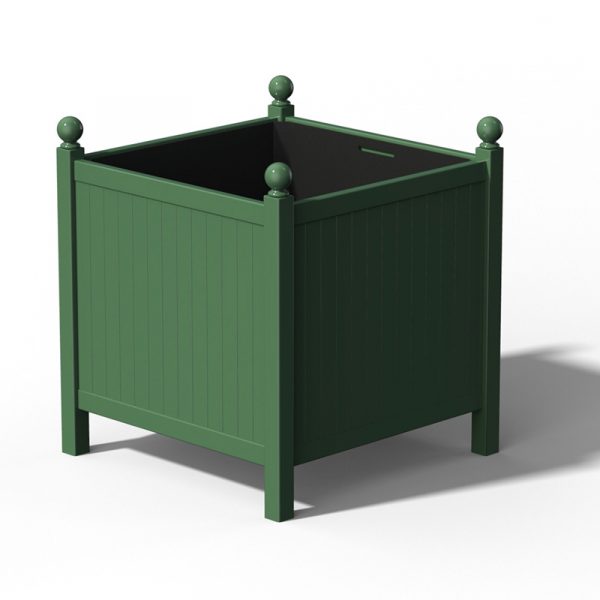 The Large Versailles Planter Park by Classic Garden Elements, RAL 6000 Patina green