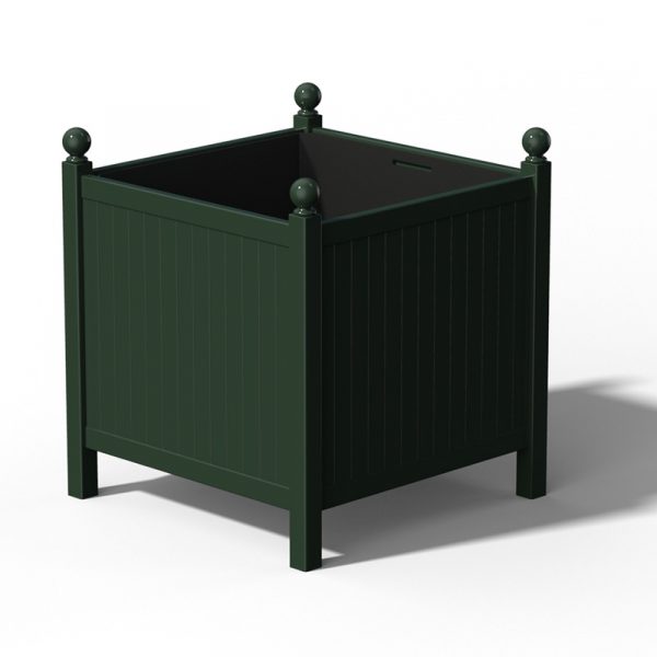 The Large Versailles Planter Park by Classic Garden Elements, RAL 6012 Black green