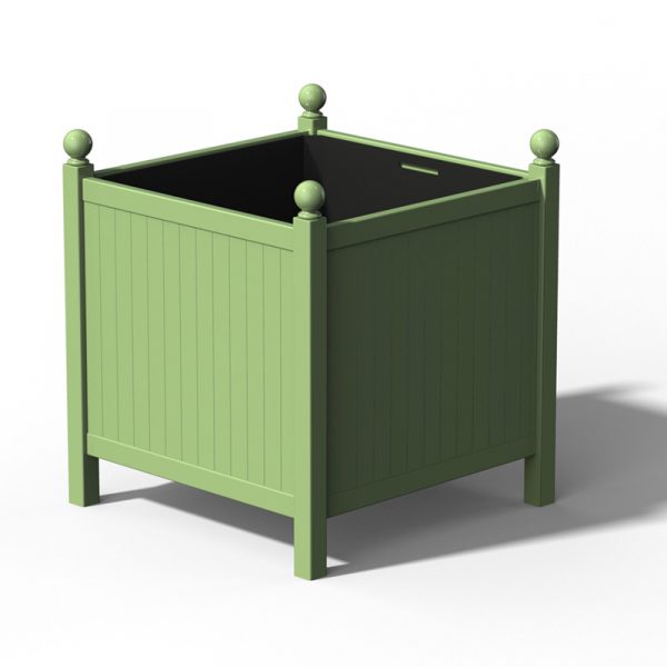 The Large Versailles Planter Park by Classic Garden Elements, RAL 6021 Pale green