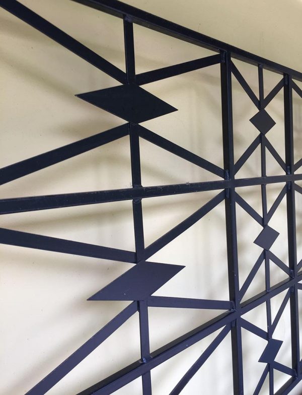 Cubist Wall Trellis Detail