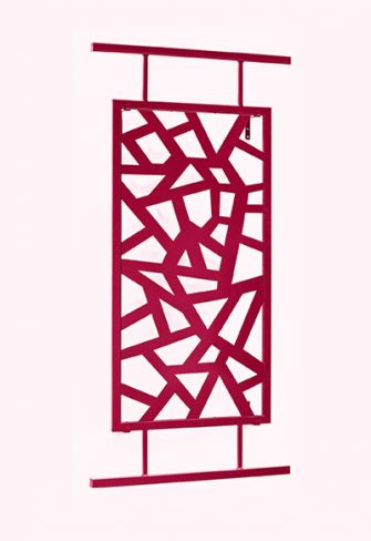 Classic Garden Elements' TORII Japanese Garden Trellis in red