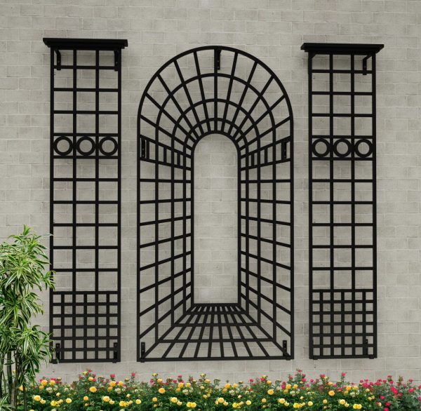 The Burghley Perspective Garden Trellis Set by Classic Garden Elements