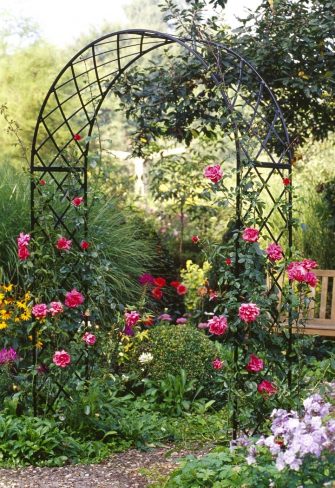 The Bagatelle Round-Top Garden Arch by Classic Garden Elements, main image